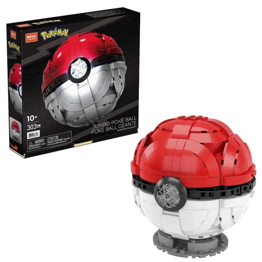 Sealed Mega Construx Pokémon Jumbo Poké Ball Construction Set Building Toys